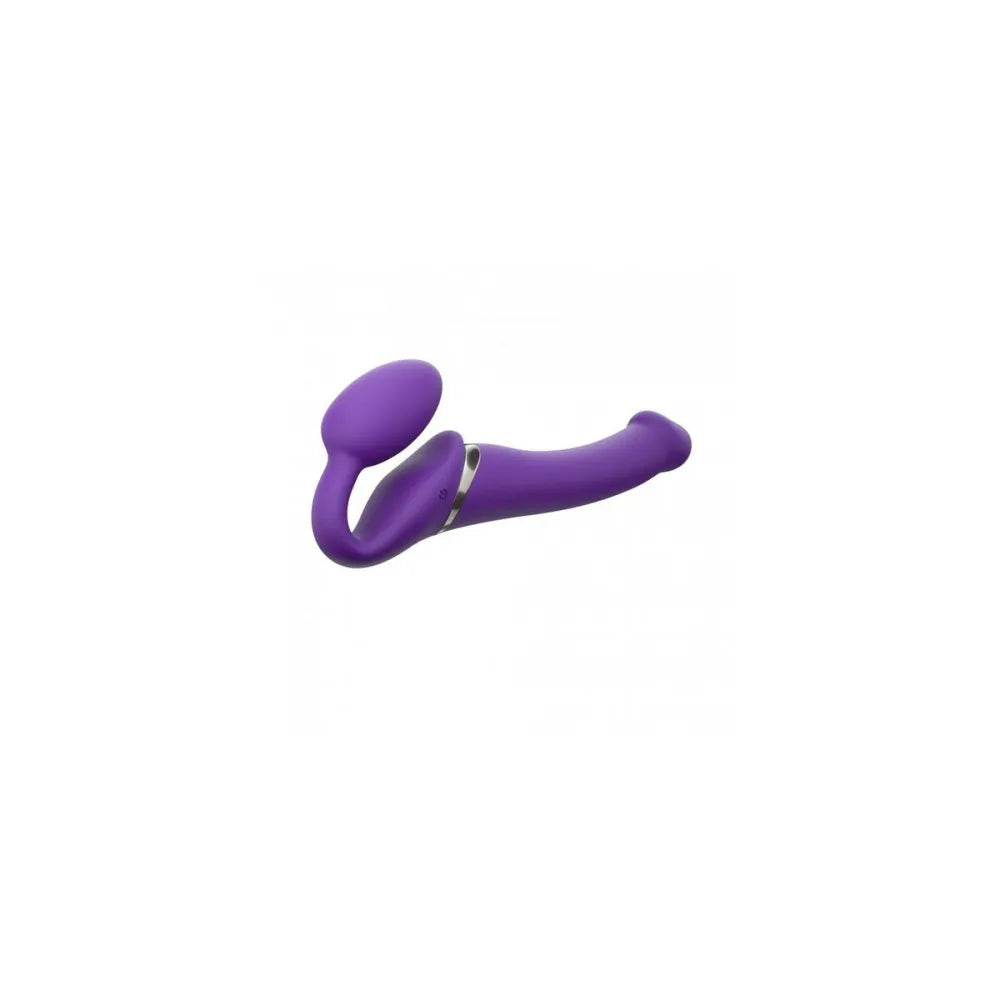 Vaculock Ultra Harness 2 Plug Vibrating By Straponme Purple